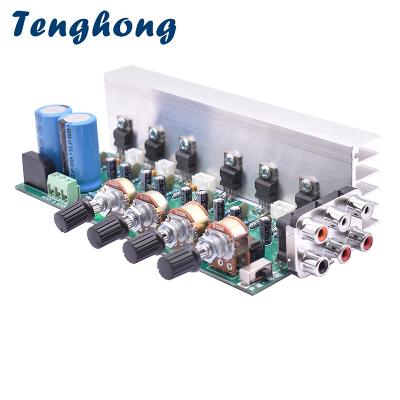 Tenghong-مضخم صوت Im2030 ، 18 واط × 6 ، 5.1 قناة ، نظام صوت ، مكبر صوت مسرح منزلي ، DIY