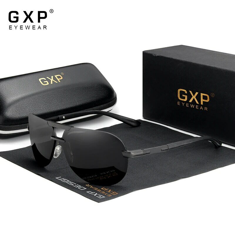 نظارات شمسية GXP بدون إطار, نظارات شمسية مستقطبة بإطار للقيادة للرجال والنساء نظارات شمسية رجالية UV400 Gafas De Sol