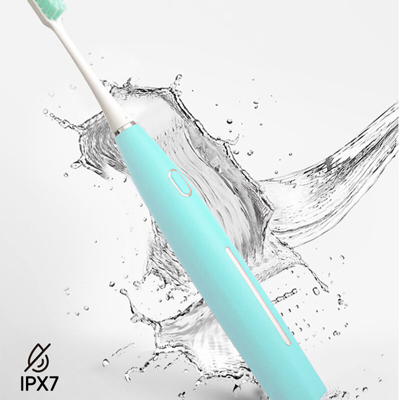 [ZS] لاسلكي سريع تهمة الذكية فرشاة أسنان كهربائية بالموجات الصوتية الكبار IPX7 مقاوم للماء الأسنان نظيفة الإلكترونية 8 رؤوس فرشاة الاستبدال