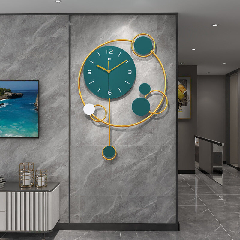 ساعة فاخرة ساعة حائط غرفة المعيشة الحديثة الحد الأدنى ساعة شخصية الإبداعية الفنية ديكور المنزل ساعة حائط s