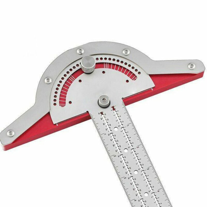 النجارة مقياس مسطرة قياس مقياس الفولاذ المقاوم للصدأ متعدد الاتجاهات قياس قابل للتعديل