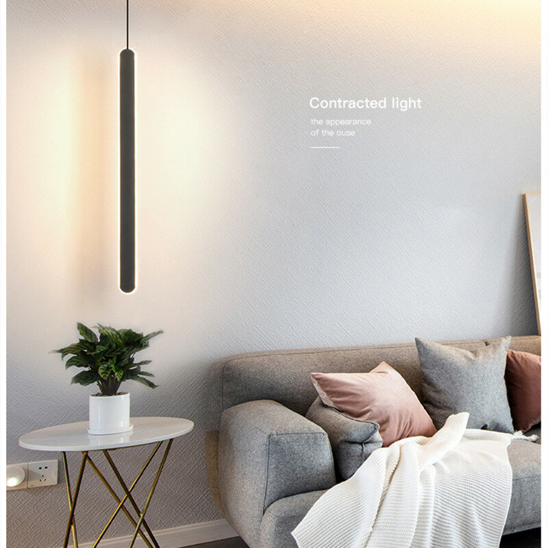 Artpad-مصباح معلق Led حديد ، تصميم بسيط ، مصباح بجانب السرير ، مصباح مطبخ ، غرفة نوم ، غرفة معيشة ، ديكور منزلي داخلي