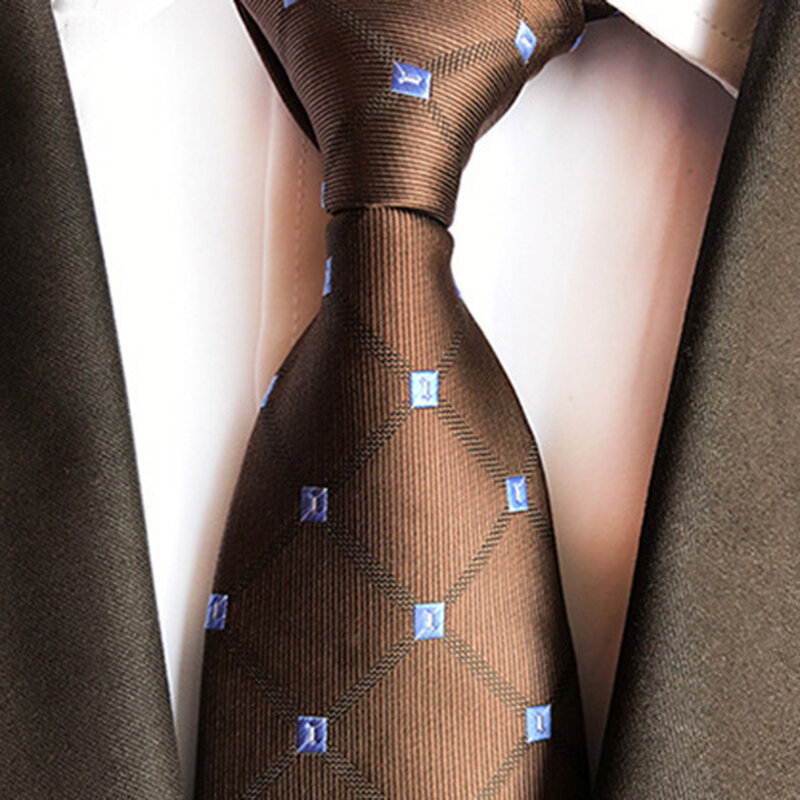 موضة 8 سنتيمتر رابطة عنق حرير أسود أزرق منقوشة الجاكار نسج ربطة العنق للرجال الأعمال حفل زفاف رسمي رباطات للرقبة اكسسوارات