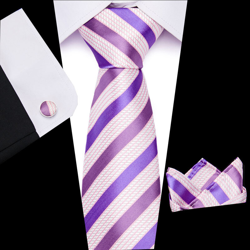 ربطة عنق رجالية من الحرير الجاكار ، 8 سنتيمتر ، طقم أزرار أكمام بيزلي ، دريتا ، منديل الجيب ، الزفاف ، 100%