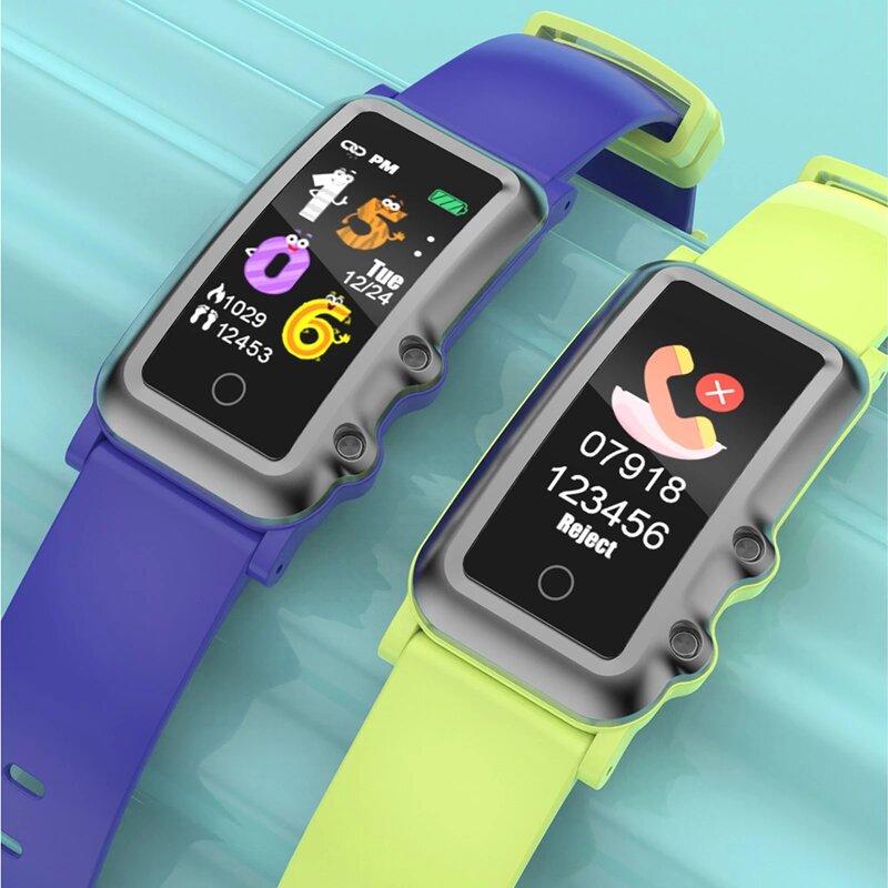 AD08 ساعة ذكية للأطفال لتحديد المواقع المقتفي عن بعد Smartwatch لتحديد المواقع الذكية سوار الاطفال IP67 مقاوم للماء الهاتف شاومي