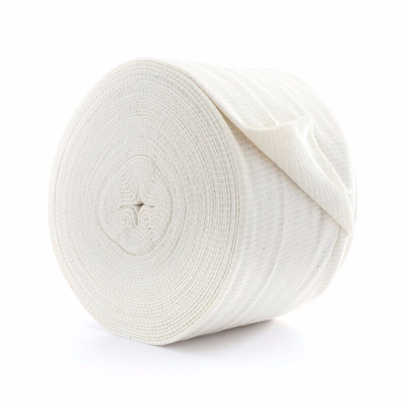 أنبوبي تمتد ضمادة غطاء قطني طبي الجص بطانة الاتصال المباشر مع الجلد أساسا لضمادات وبطانة الخشب الرقائقي
