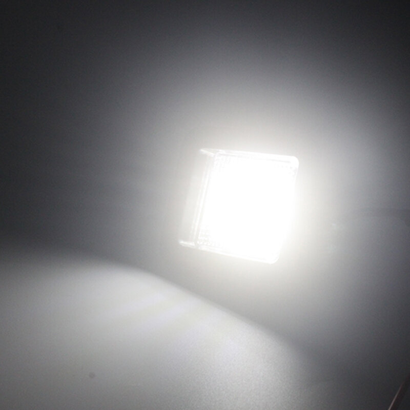 2 قطعة/المجموعة ترخيص لوحة ضوء لفورد F-150 2015-2018 OEM:FL3Z-13550-A مصباح ليد ل سيارة ترخيص رقم لوحة ضوء مصباح