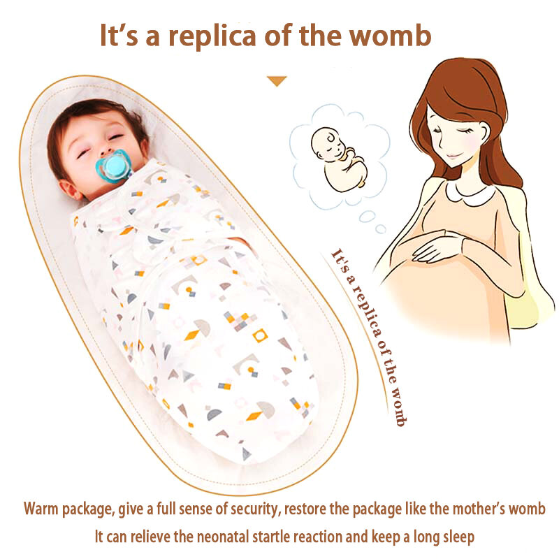 طفل أكياس النوم الوليد شرنقة المغلف لحديثي الولادة التفاف قماط 100% القطن تلقي البطانيات استخراج المغلف بطانية طفل