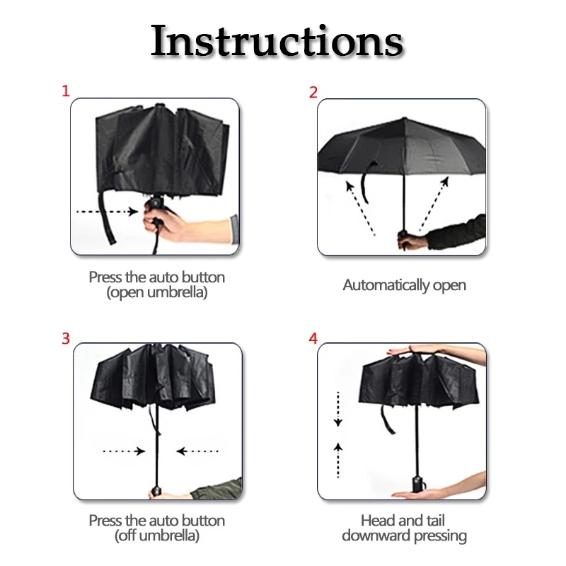 لسيارة سيفيك التصميم التلقائي بالكامل مظلة قابلة للطي مظلة بطبقة مزدوجة يندبروف التلقائي ظلة
