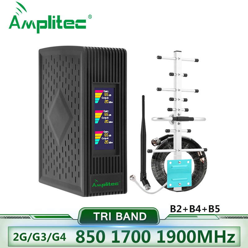 2G 3G 4G ثلاثي الفرقة إشارة الداعم GSM 900 + DCS/LTE 1800 (الفرقة 3)+ UMTS/WCDMA 2100 (الفرقة 1) موبايل مكرر إشارة مكبر للصوت الخلوي