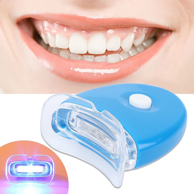 1 قطعة مصباح تبييض الأسنان ضوء أزرق صغير الأسنان تبييض مصباح تبييض الأسنان الليزر العناية بالفم الشخصية Dentals العلاجات