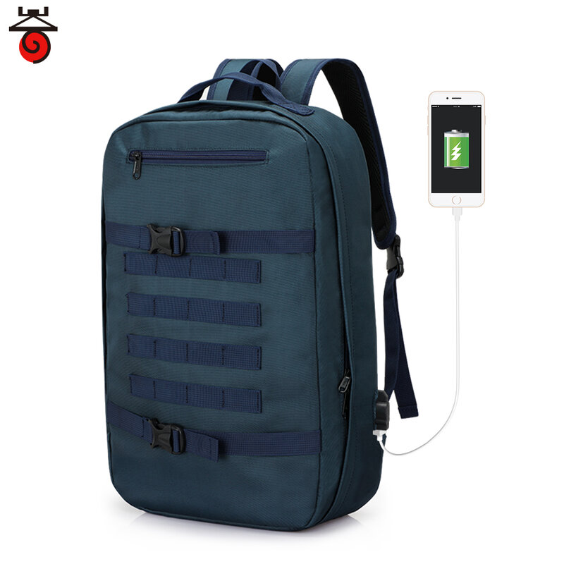 SenkeyStyle متعددة الوظائف الرجال حقائب الظهر مع USB شحن محمول 2021 موضة حقائب السفر للذكور سعة كبيرة عادية أكسفورد