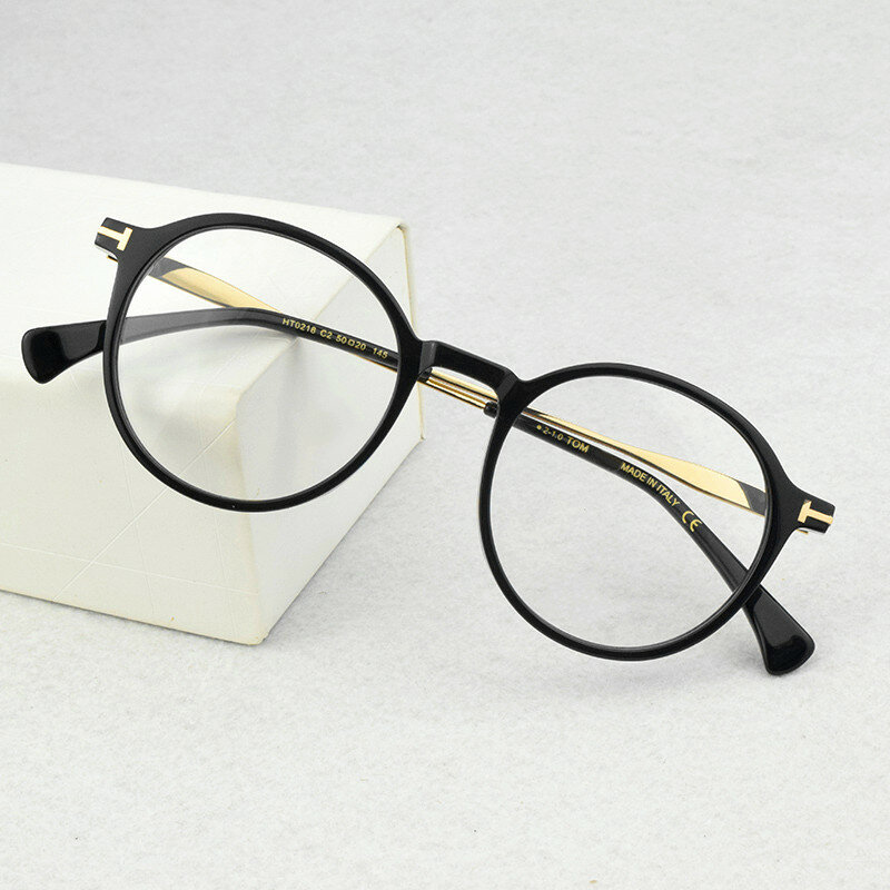 2020 إطارات النظارات المستديرة للنساء إطار نظارات العين للرجال قصر النظر وصفة طبية النظارات البصرية شفافة النظارات النساء #2