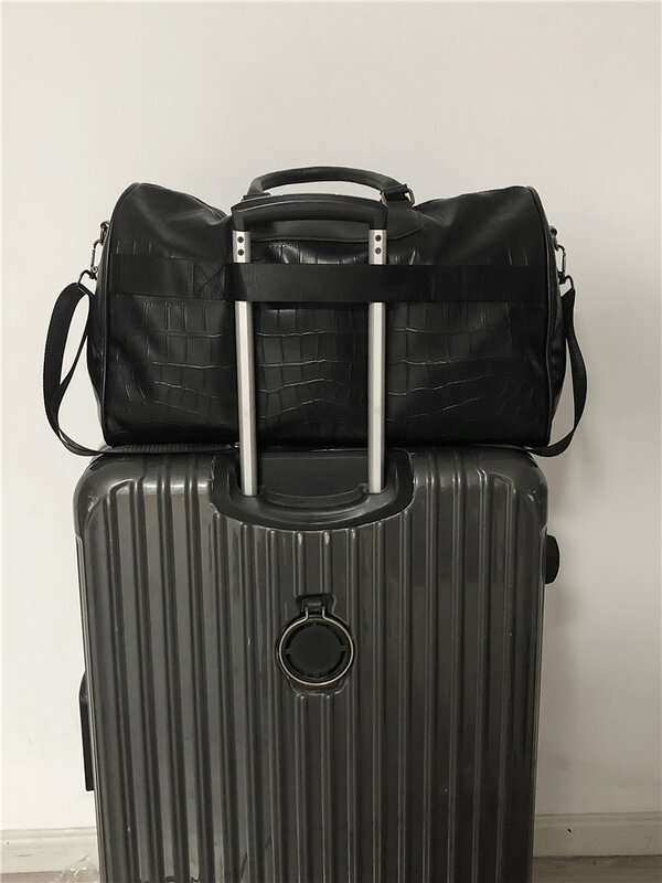 يليان التمساح نمط حقيبة سفر الرجال والنساء حقيبة أنيقة ذات سعة كبيرة حقيبة يد تنوعا واحد الكتف حقيبة اللياقة