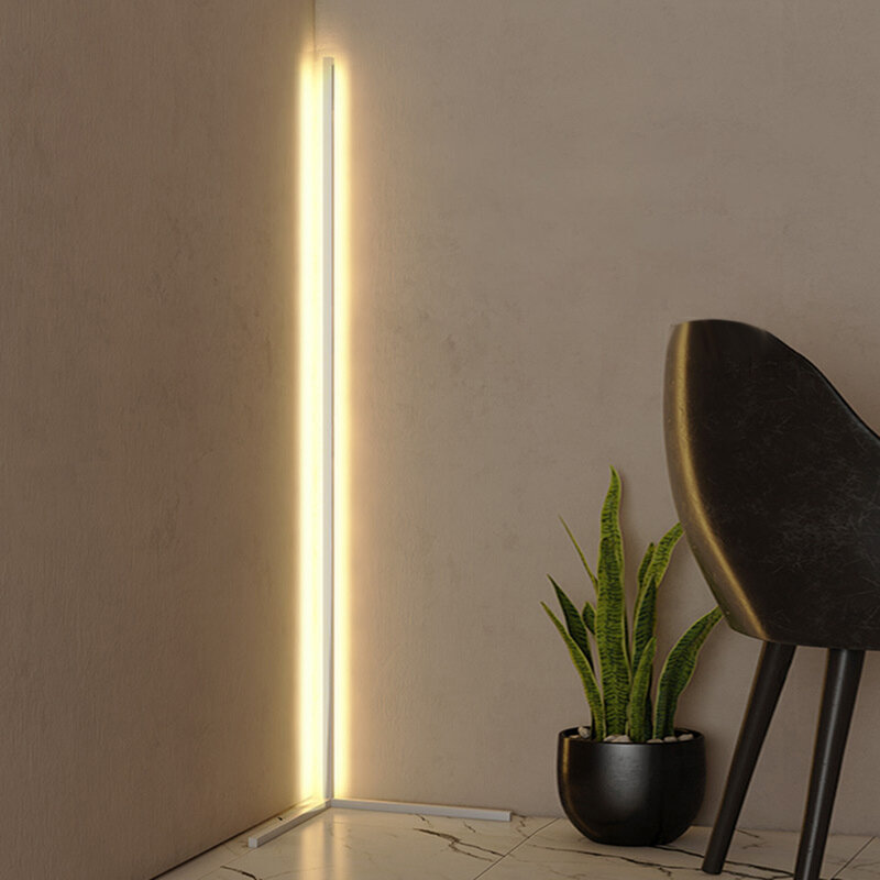 بسيطة وحدة إضاءة LED جداريّة الزاوية مصباح أرضي الحديثة مصباح لتهيئة الجو داخلي نوم مصابيح قائمة غرفة المعيشة ديكور المنزل