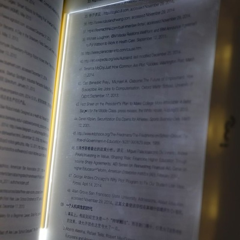 LED كتاب القراءة ضوء إضاءة داخلية ضوء الليل الإبداعية LED المحمولة السفر مصباح لوح عنبر Led لمبة مكتب حماية العين
