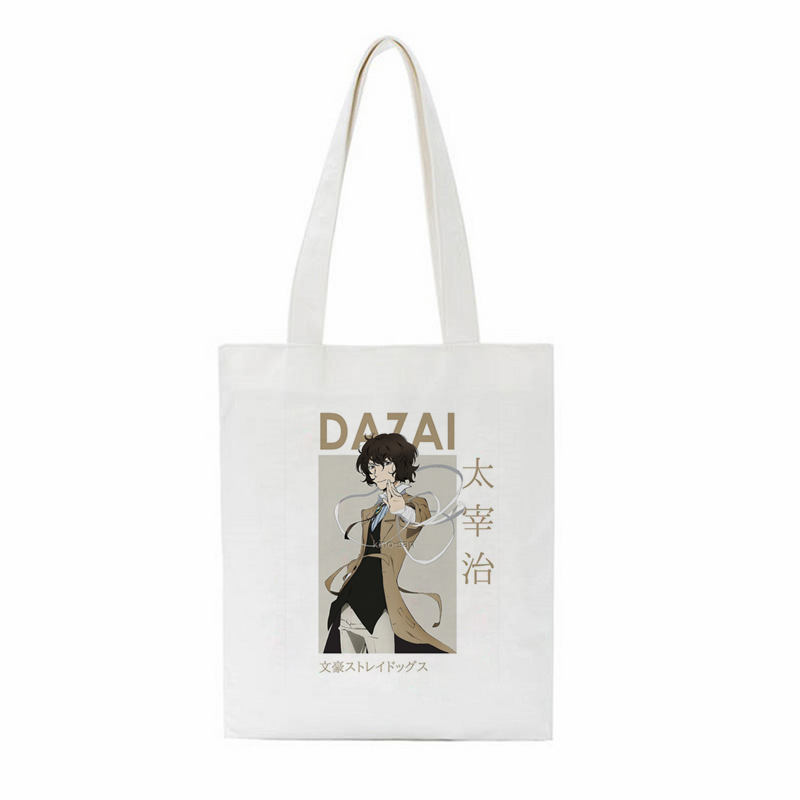 أنيمي بونغو الضالة الكلاب الطباعة المرأة حقيبة Harajuku موضة حقائب كتف جديد ريترو حقيبة يد كبيرة Ulzzang حقيبة ساعي محفظة