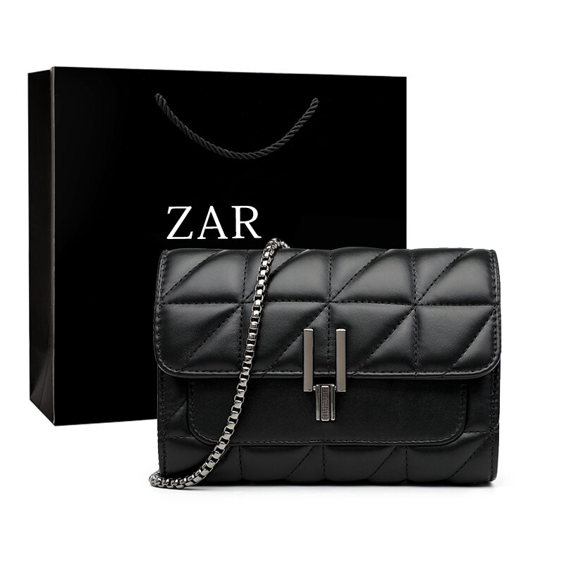 السيدات حقيبة جلدية 2021 جديد الكورية موضة واحدة الكتف الإناث حقيبة ساعي سلسلة صندوق مربع صغير عادية بسيطة Handb
