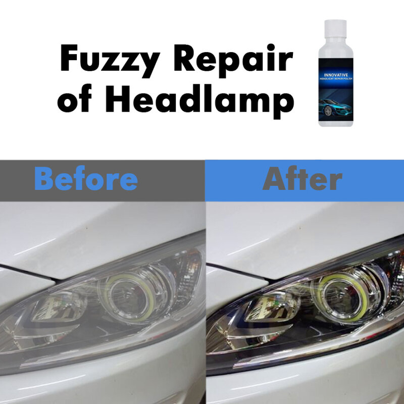 Headlight Renewal Car Polish Car Repair Fluid 20ML Car Headlight Repair Refurbishment Liquid Car Light Repair Agent TSLM1