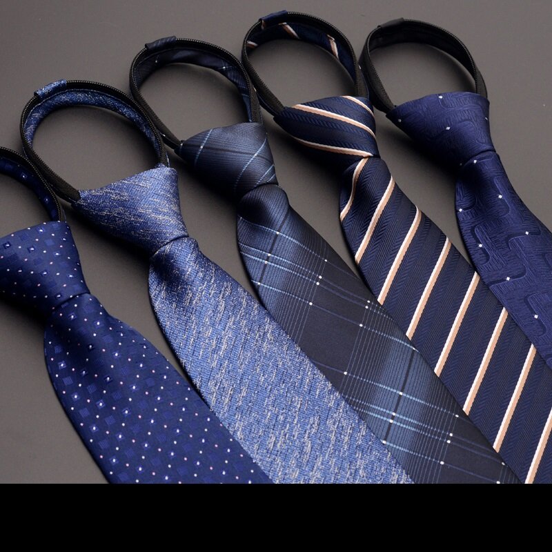 ربطة عنق رجالية بسحاب ، 8 سنتيمتر ، جودة عالية ، ماركات ، أعمال ، موضة ، كاجوال ، عمل رسمي ، مع صندوق هدايا ، 2019
