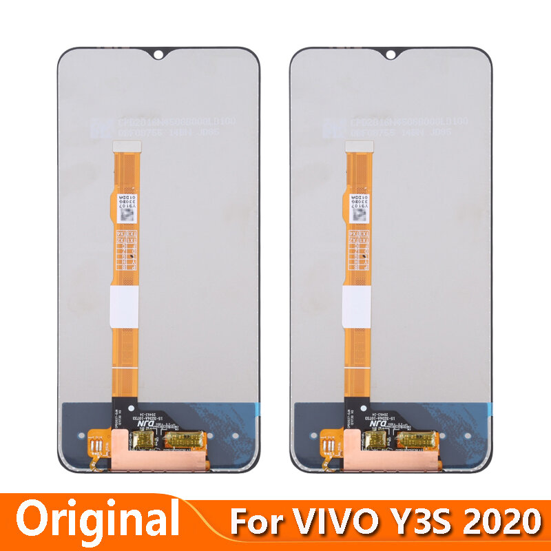 ل فيفو Y3S 2020 V1901A V1901T الأصلي شاشة الكريستال السائل مجموعة المحولات الرقمية لشاشة تعمل بلمس Repacement المنتج أجزاء