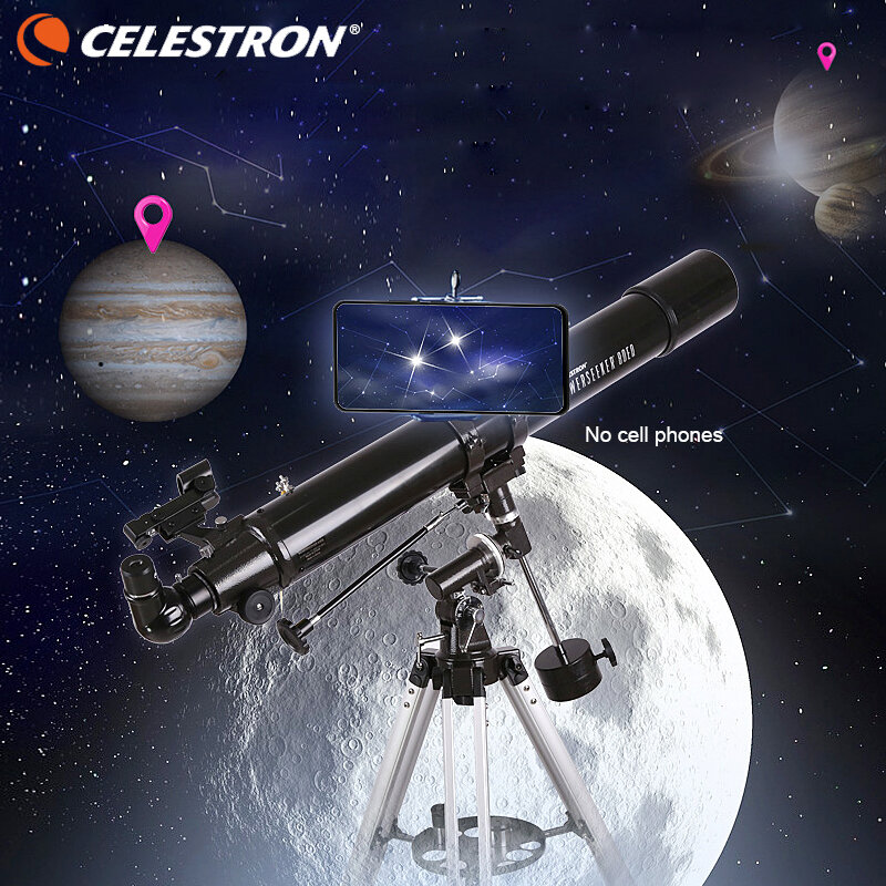 تليسكوب فلكي احترافي من سيليسترون Powerseeker لنجمة القمر الفضائية كوكب كبير الهدف EQ2 استوائي ألماني