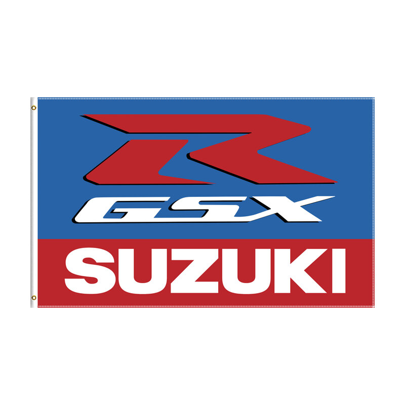 3x5 قدم سوزوكي GSX الأسود سباق السيارات العلم للديكور #2