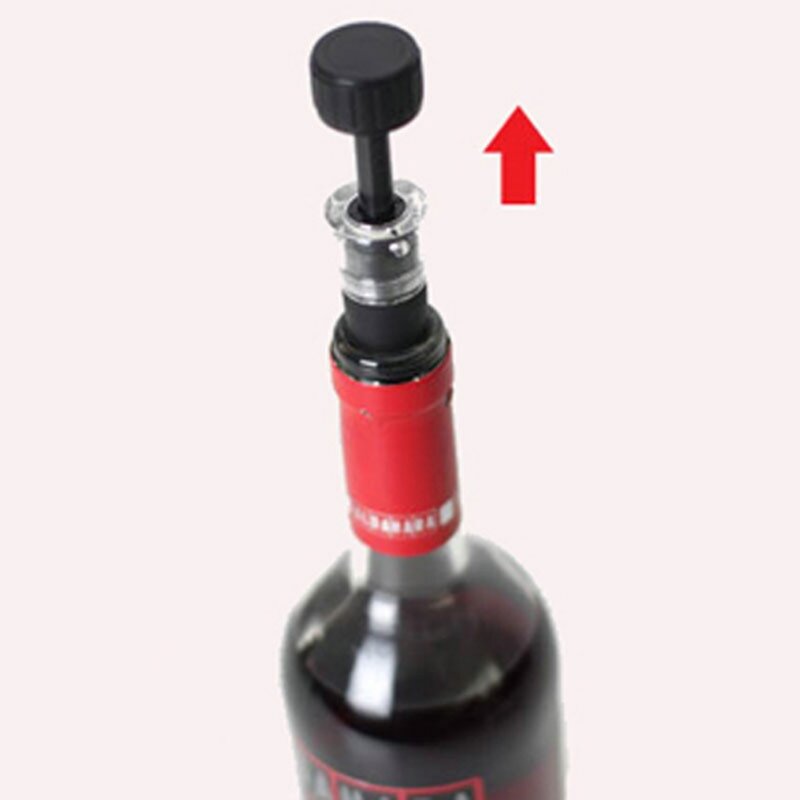 مثبت زجاجي النبيذ الأحمر سدادة قابلة لإعادة الاستخدام فراغ مختومة غطاء زجاجة غطاء زجاجة مشروبات النبيذ هدايا المنزل المطبخ بار اكسسوارات