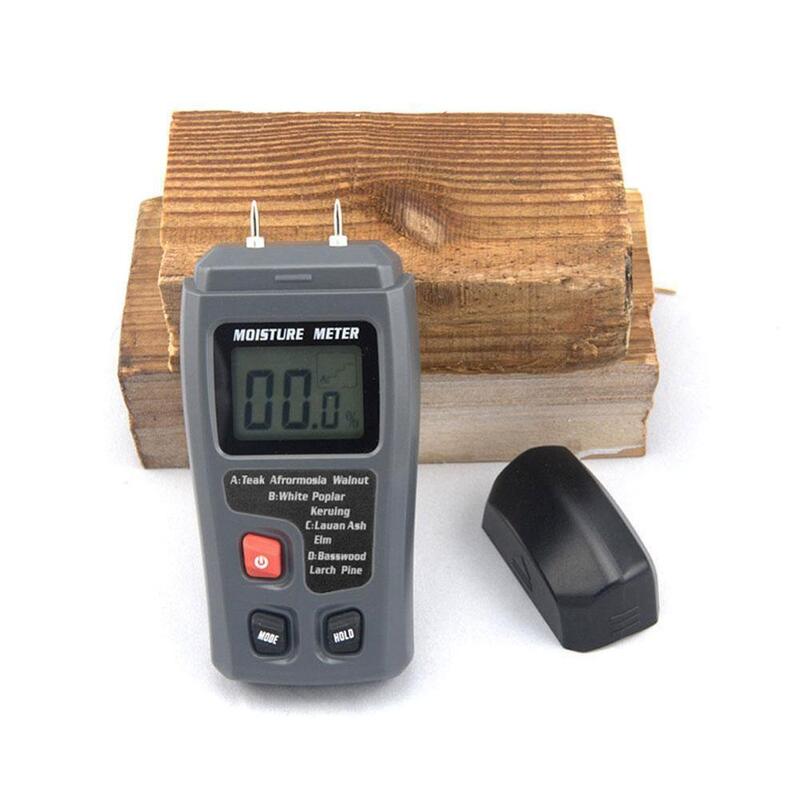 1 قطعة LCD الرقمية الساخن الخشب مقياس الرطوبة جهاز اختبار الرطوبة الساخن رطبة الأخشاب أدوات الموضة U2H3