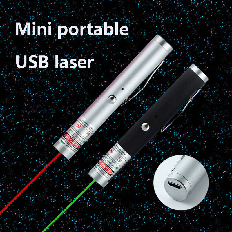 عالية الطاقة USB أخضر أحمر مؤشر ليزر 711 5MW 532 نانومتر خط مستمر الأخضر نقطة مؤشر ليزر الصيد الأخضر البصر بالليزر