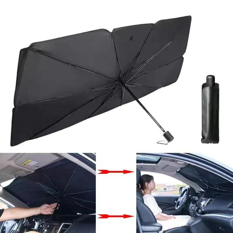 مظلة السيارات مظلة الأشعة فوق البنفسجية الزجاج الأمامي طوي العزل الحراري مظلة لمرسيدس بنز C E S GLC الفئة W213 W205 X253 W204 W251