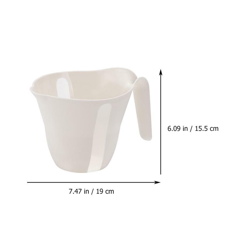 3 قطعة المنزل الخبز قياس كوب مزدوج مقياس قياس كأس كأس معياري بلاستيكي