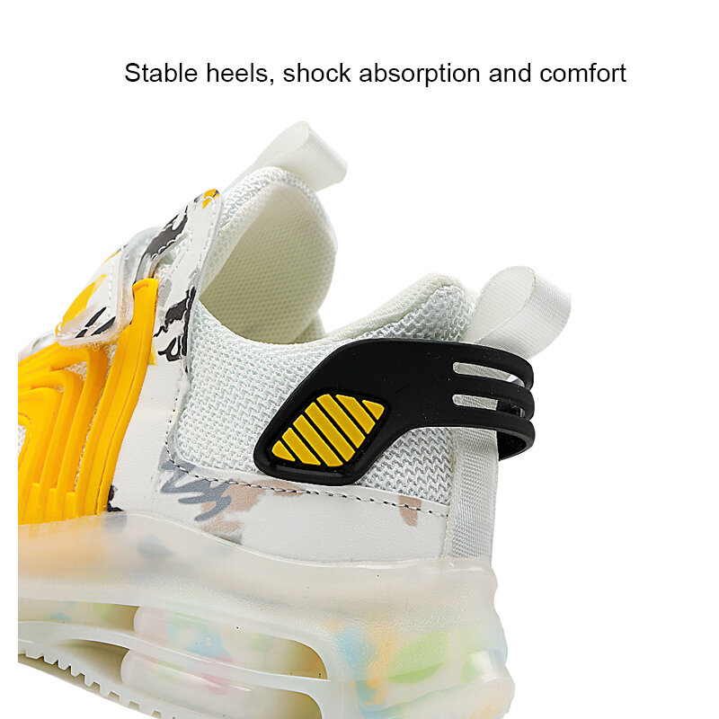 NSOH الخريف الاطفال حذاء كاجوال بنين شبكة خفيفة الوزن تنفس أحذية رياضية موضة أحذية رياضية غير رسمية سميكة تنس الأحذية