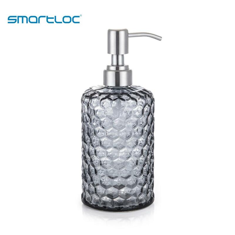 Smartloc-موزع صابون يدوي زجاجي ، مضخة حائط ، دش ، شامبو ، زجاجة أوتوماتيكية ، مطبخ ذكي ، مجموعة ملحقات الحمام ، 600 مللي #4