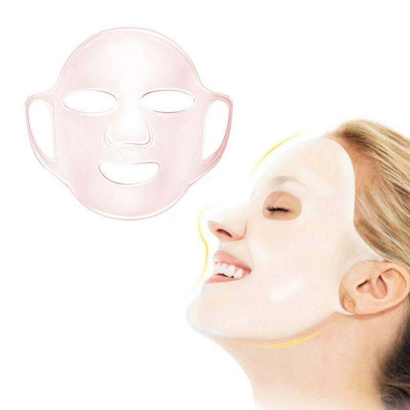 50% رائجة البيع قابلة لإعادة الاستخدام سيليكون الأذن هوك أقنعة الوجه غطاء منع التبخر الوجه العناية بالبشرة