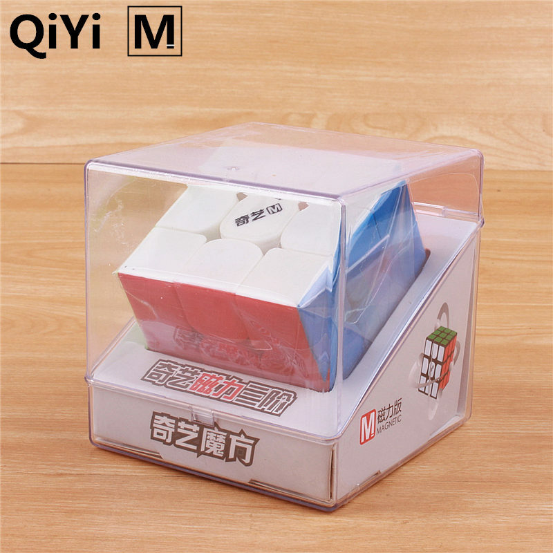 QiYi MS سلسلة 3x3x3 المغناطيسي ماجيك سرعة مكعب المهنية ، ومكافحة الإجهاد اللعب ، على نحو سلس ، لغز الأطفال ، تطور سريع ، مستقرة