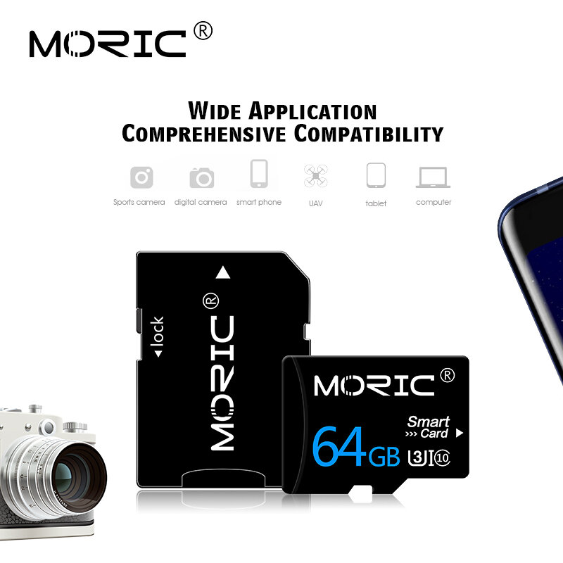 2020 Moric مايكرو SD بطاقة 256GB 128GB 64GB 32GB 16GB 8GB كارت sd ميموريال الدرجة 10 للهواتف الذكية البسيطة TF بطاقة ذاكرة بطاقة