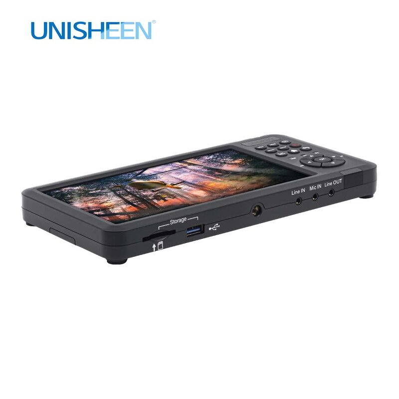 Unisheen UR500 مستقل اندوسكوب 2 قناة 4K للتحويل فيديو ريكدر بيب البوب PMP كاميرا التقاط صندوق 1080P