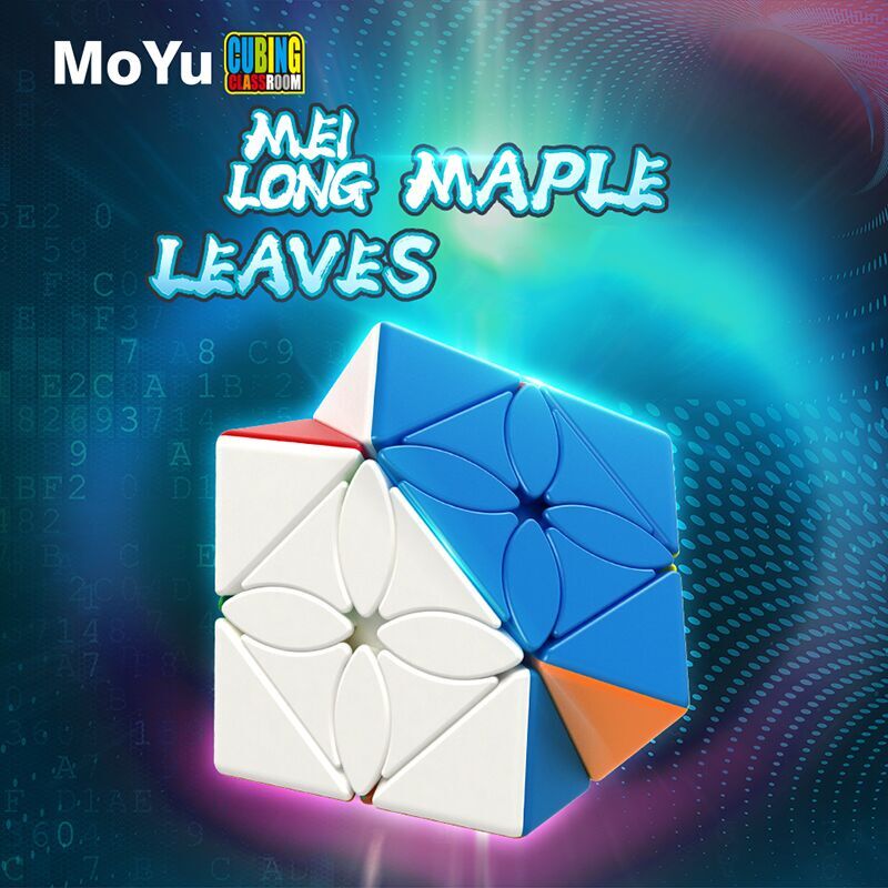 Moyu Meilong Lvy ورقة مكعبات سحرية المهنية سرعة مكعب Meilong أوراق القيقب الألغاز عصا Magico Cubo ألعاب تعليمية