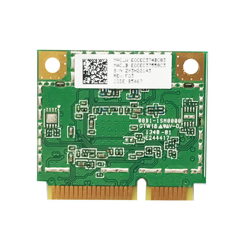ثنائي النطاق 300Mbps واي فاي AR5B22 اللاسلكية 802.11a/b/g/n نصف Mini PCI-E WLAN 2.4G/5Ghz بلوتوث 4.0 واي فاي بطاقة الشبكة اللاسلكية