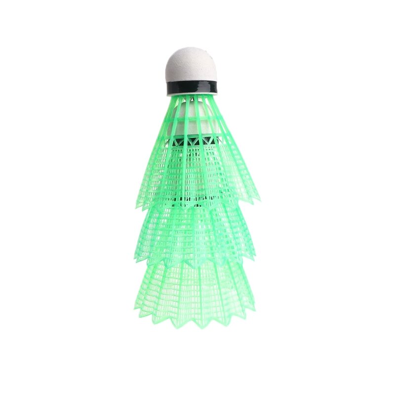 3 قطعة LED متوهجة تضيء البلاستيك الريشة الريشة كرات إضاءة ملوّنة