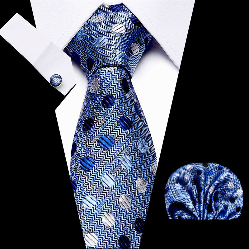 ربطة عنق رجالية من الحرير ، إكسسوار كلاسيكي ، للعمل ، الزفاف ، مخطط ، منقطة ، منديل ، جيب ، ربطة عنق مربعة ، 30 لونًا ، 100%