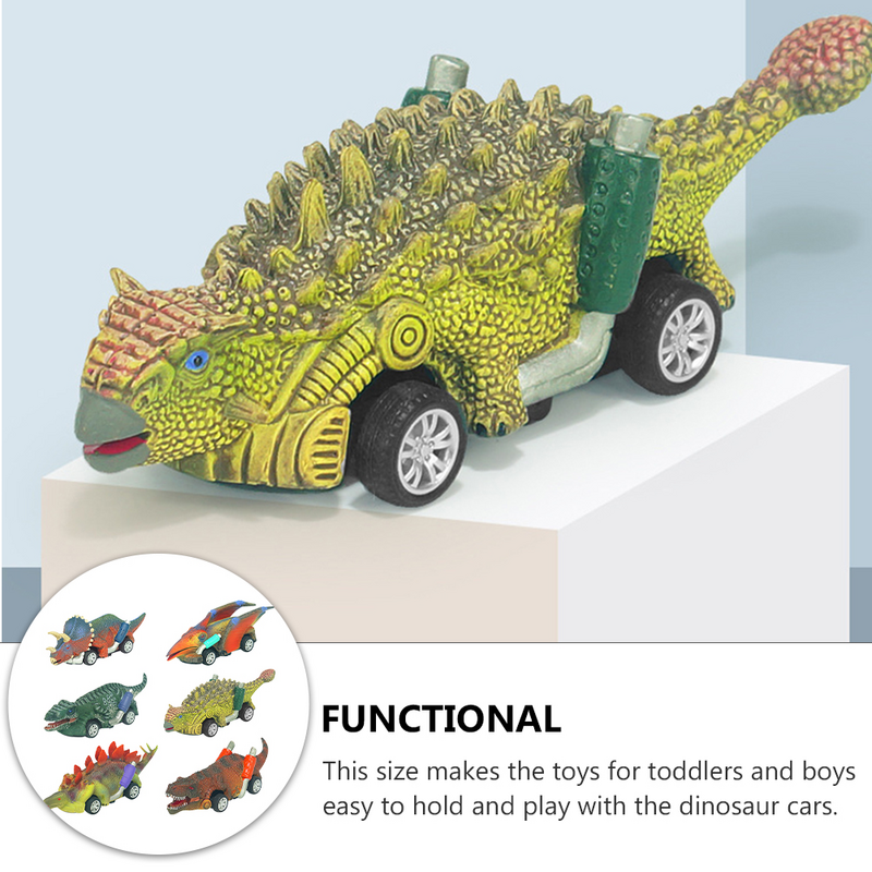 6 قطعة سيارة محاكاة الظهر الأطفال ألعاب تعليمية