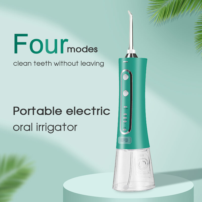 [Boi] 4 وضع USB قابلة للشحن جهاز تنظيف الأسنان بالماء الأسنان النفاثة Waterpulse الكهربائية عن طريق الفم الري لزراعة الأسنان كاذبة