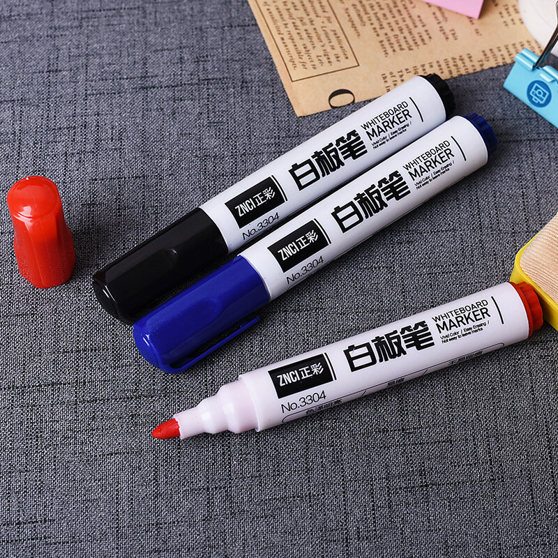 5 قطعة السبورة القلم قابل للمسح الكتابة السبورة ماركر خاص القلم الأحمر الأزرق الأسود المياه القائمة