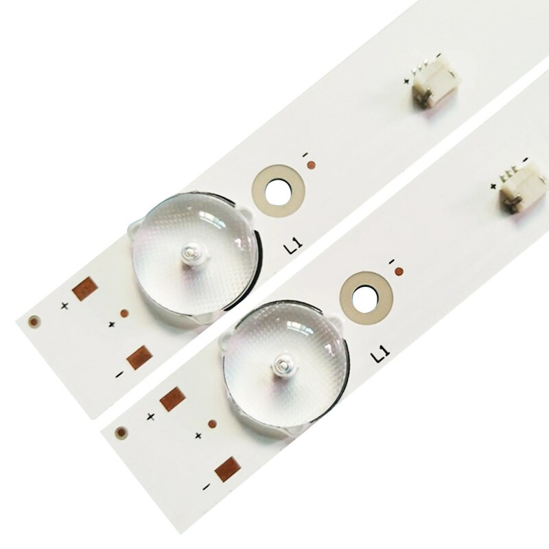 2 قطعة LED شريط إضاءة خلفي 5 المصابيح ل MS-L1598 V1 32DN 2 * 5_3030_300MA_30V 6V/LED 8D32-DNWR-A3205A