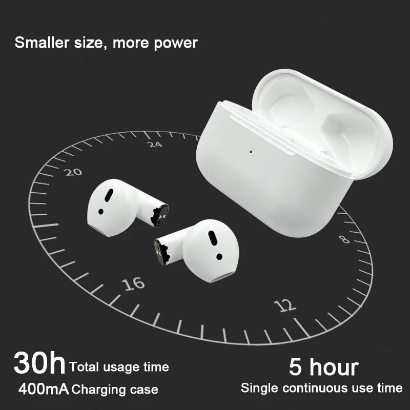 مصغرة لاسلكية سماعة برو 5S بلوتوث 5.0 سماعات الأذن الضوضاء الرياضية تصغير حر اليدين مكالمة في الأذن مع ستيريو فون Xiaomi