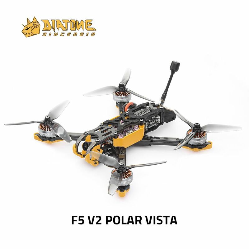 روما F5V2 Caddx فيستا النسخة القطبية 5 بوصة المهنية البسيطة سباق Drone Quadrocopter 4S 6S GPS F722 MK2 F7 FC 50A Adule Drone