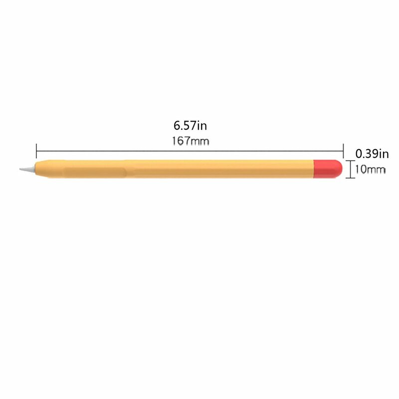 جراب سيليكون لقلم Apple ، جراب مقاوم للسقوط ، متوافق مع ألوان القلم ، غير قابل للانزلاق