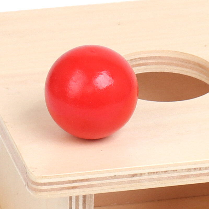وسائل تعليمية منتسوري مواد خشبية صندوق للعمل المعدنية الكرة صندوق مونتيسوري التعليمية خشبية التعلم المبكر ألعاب التدريب للبنين